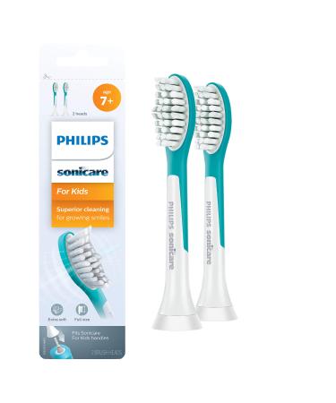 Philips Sonicare for Kids replacement toothbrush heads, HX6042/96, 2-pk Kids 7+ - Buy Online on GoSupps.com