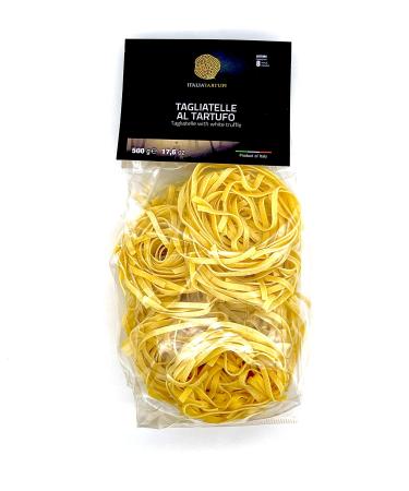 Italia Tartufi - Tagliatelle Pasta with White Truffles 1.33 LB (Egg Nest)