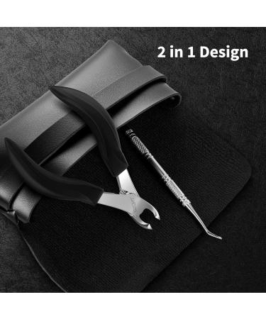 SZQHT Nail Clippers for Ingrown or Thick Toenails Trimmer Precision Surgical Grade Stainless Steel Includes Safety Tip Cover - Buy Online on GoSupps.com