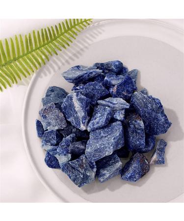 XIANNVXI Blue Sodalite Crystals Natural Raw Crystal Rocks Rough Stones 1" Bulk Reiki Healing Gemstones Tumbling Cabbing Fountain Rocks 0.45lb Blue - Sodalite - Buy Online on GoSupps.com