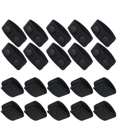 Peutier 20st Belt loops nylon Belt keeper belt loops for belts and double push buttons or magical glue for 3.81/6.35cm wide belt police criminal prosecution Security Security - Buy Online on GoSupps.com