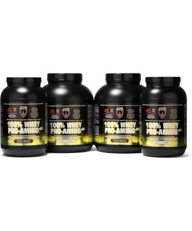 Healthy N Fit 100% Whey Pro Amino V2.0 Vanilla Ice Cream 5 lb - Premium Whey Protein - Buy Online on GoSupps.com