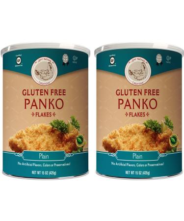 CheffJeff Nathan Creations, Gourmet Panko Plain Gluten Free, 15 Ounce (2 Pack)