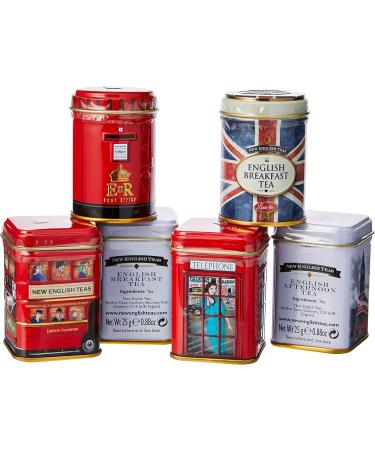 New English Teas British Mini Tin Tea Selection 140g - Exquisite British Tea Assortment - Buy Online on GoSupps.com
