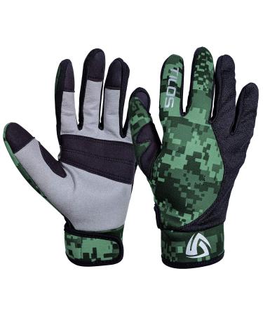 TILOS 1.5mm Tropical-X Mesh Gloves Digital Green Large