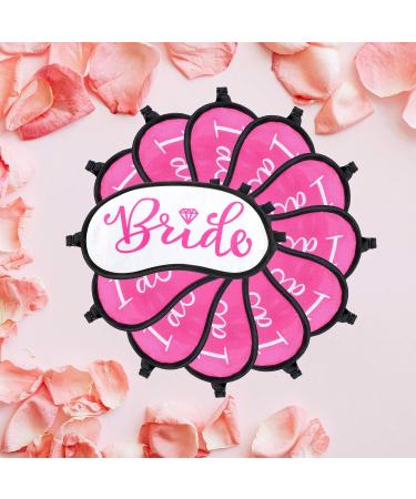 12 Pieces Bride and Bridesmaids Sleep Mask Bridesmaid Proposal Present Bridal Party Favor Eye Coverings Bachelorette Sleep Eye Masks Sleep Shade Blindfold Party Favor Accessories - Buy Online on GoSupps.com