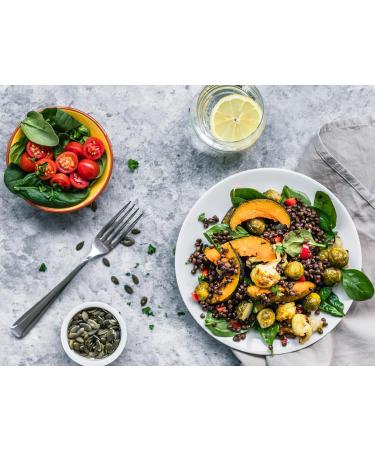 Hundredfold 2LBS Organic French Green Lentils - Non GMO Canada Grown Excellent for Muscle Builders Vegans & Vegetarians - Buy Online on GoSupps.com