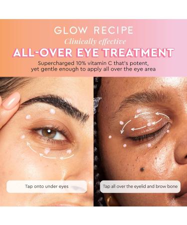 Glow Recipe Guava Brightening Korean Skincare Gift Set - Vitamin C Under Eye Cream Treatment + Hydrating Vitamin C Dark Spot Face Serum with Niacinamide & Peptides Travel Size (2 Count) - Buy Online on GoSupps.com