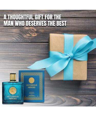 Victorious Heroes Sensual Woody Fragrance for Men | Long Lasting Cologne Aromatic Scent Eau de Parfum Natural Spray - Great Holiday Gift 3.4 Fl Oz/100 Ml - Buy Online on GoSupps.com