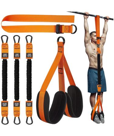 Fovolat Gym Pull up Bands | 210 Pounds Assistance Bands for Pull up - High Intensity Strength Training Tool Workout Equipment for Home Gym Orange1