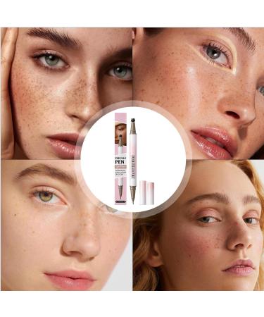 Stylo tanche double extr mit pour taches de rousseur - Crayon et tampon double extr mit - Pour filles femmes pouses petites amies amateurs de maquillage d butants f te la maison marron clair - Buy Online on GoSupps.com