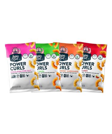 LesserEvil Himalayan Pink Salt Power Curls - 4 Ounce (Pack of 3) | Grain-Free | Avocado Oil | Clean Protein | Minimally Processed - Buy Online on GoSupps.com