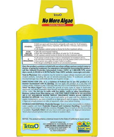 8-Count Tetra No More Algae Tablets for Aquarium Algae Control - Buy Online on GoSupps.com