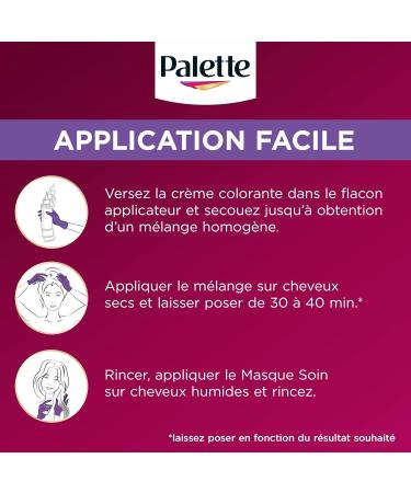  Palette Saint Algue Schwarzkopf Palette Permanent Hair Color Conditioning Cream Covers 100% of Gray Hair Lasts 8 seconds - Buy Online on GoSupps.com