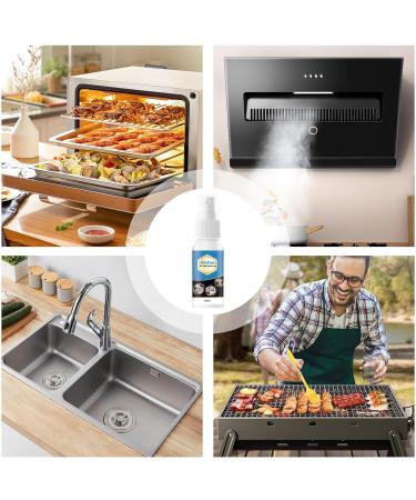 Grease Cleaner Heavy Duty For Kitchen | 30ml Oven Stain Cleaning Spray - Multifunctional Kitchen Tools For Hoods Grills Sinks Exhaust Fans Cabinets Hondony - Buy Online on GoSupps.com