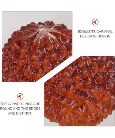 Frcolor 2-St Carving Massage Device - Manual Foot Roller & Hand Exercise Balls - Rosewood Chinese Massage Ornaments for Desktop Decor - Buy Online on GoSupps.com