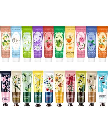 20 Packs Hand Cream Gifts Set Natural Plant Fragrance Hand Cream For Dry Cracked Hands Mini Hand Cream Travel Size With Natural Aloe And Vitamin E for Body & Dry Skin Hand Lotion Gifts Bulk for Women