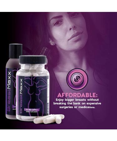 Breast Maxx Breast Enhancement Kit for Men and Women - Breast Enhancement Pills - Natural Breast Cream - Buy Online on GoSupps.com