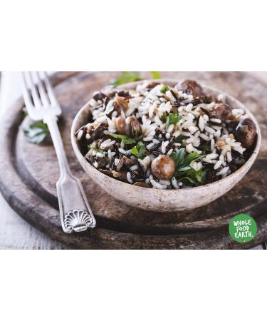 Wholefood Earth Organic Wild Rice 1kg - GMO Free, EcoSocial, Vegan | Raw, High in Fiber & Protein | Certified Organic - Buy Online on GoSupps.com