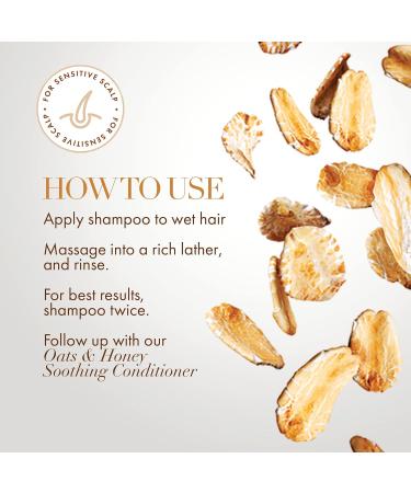Mielle Organics Oats & Honey Soothing Shampoo - Nourishing Hair Care for All Hair Types | International Shipping Available - Buy Online on GoSupps.com