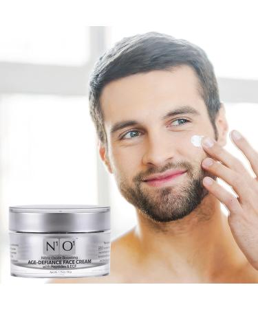 N1O1 Nitric Oxide Anti Aging Face Cream with Complex Peptides, EGF, Collagen & Elastin Boost - Hydrating, Pore Minimizer, Reduces Wrinkles & Dark Spots - 1.75 oz - Buy Online on GoSupps.com