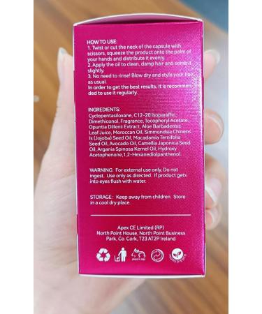 Hair Vitamin Serum Capsules - Strengthen & Hydrate All Hair Types 40 Caps with Vitamins A C E & Pro Vit B5 - No Rinse Treatment - Buy Online on GoSupps.com