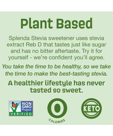 SPLENDA Naturals Stevia Zero Calorie Sweetener: No Calories  All Natural Sugar Substitute With No Bitter Aftertaste - Single Serve Granulated Packets (1000 Count) - Buy Online on GoSupps.com