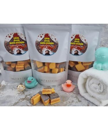 Lava Rock Bath Fizzers/Bath Bombs - Monkey Farts Christmas Gifts Kids bathtime Devon Made. - Buy Online on GoSupps.com