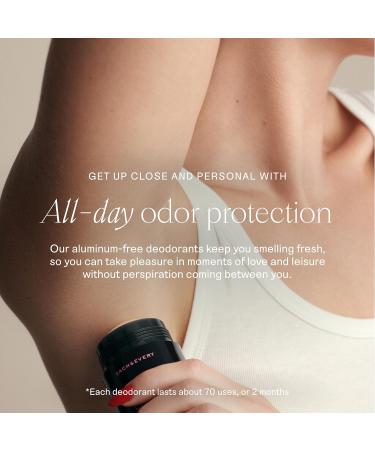 Each & Every All Natural Deodorant for Men & Women - Aluminum-Free Sensitive Skin Plant-Based Baking Soda-Free Long Lasting Odor Control - Unscented & Fragrance-Free Travel Size (2 Pack 2.5oz) Unscented 2.5 Ounce (Pack of 2) - Buy Online on GoSupps.com
