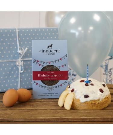 Innocent Hound Grain Free Birthday Cake Mix With British Duck 255G Puppy Training Treats Lamb with Yellow Split Pea 70 g
