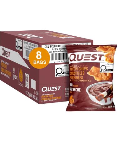 Quest Nutrition Chocolate Chip Protein Cookie High Protein High Fibre Low Sugar Keto Friendly & BBQ Flavour Original Style Protein Chips High Protein Baked Not Fried - Buy Online on GoSupps.com