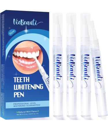 VieBeauti Teeth Whitening Pen - Pack of 4 - 0.07 Fl Oz.