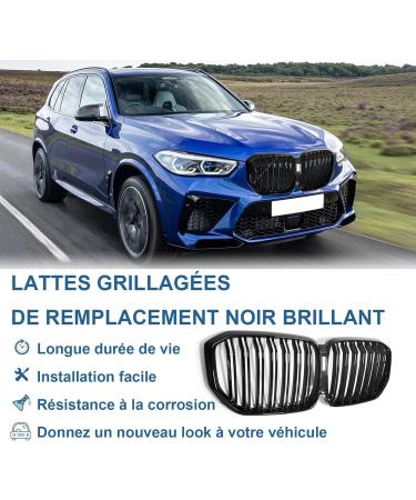 Gangying G05 Grill Front Grille Compatible for BMW X5 Series G05 Kidney Grille Gloss Black Double Slats 2019 2020 2021 2022 - Buy Online on GoSupps.com