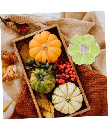 HOLIDYOYO 3pcs Pumpkin Decoration Autumn Rustic Pumpkin Desk Topper Figurines for Outdoors Fake Pumpkin Thanksgiving Day Pumpkin Ornament Decorative Pumpkin Ceramics Window Gift Greenx3pcs 13X13CMx3pcs - Buy Online on GoSupps.com