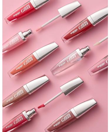 Deborah Milano Super Gloss Lip Gloss N07 Brick Red volumizing and shiny lip gloss with hyaluronic acid gives soft smooth and moisturizing lips 45 g - Buy Online on GoSupps.com