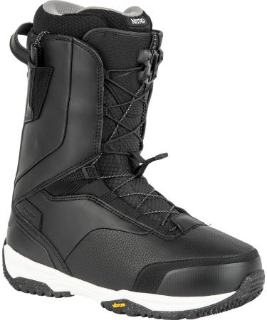 Nitro Snowboards Men Venture Pro TLS '23 All Mountain Freeride Freestyle Freestyle Freestyle Boot Snowboard Board MP 27.5 // EU 42 // US 9.5 Gravity Gray-Sand