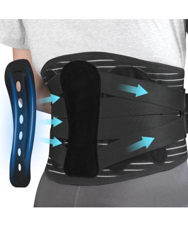 Back Brace for Lower Back Pain Relief Breathable Back Support Belt for Men & Women Ergonomic Design Lumbar Support Belt for Injury Herniated Disc Sciatica and More - Medium M (Waist:32"-38")