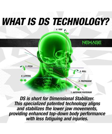 New Age Performance 6DS Sports Mouthpiece - Jaw Stabilizer for Weightlifting & Non-Contact Sports (Black) - Buy Online on GoSupps.com
