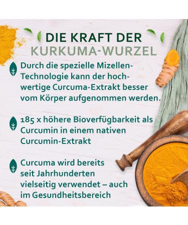 Abbey Nature & Science Curcuma - Premium Liquid Technology with Vitamin C & D - 185x Bioavailability - High-Dose Lab Tested - 90 Capsules - International Shipping - Buy Online on GoSupps.com