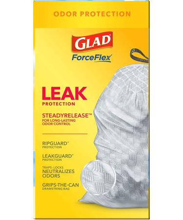 Glad ForceFlex 13 Gallon Trash Bags with Febreze Freshness - 80 Count - Buy Online on GoSupps.com