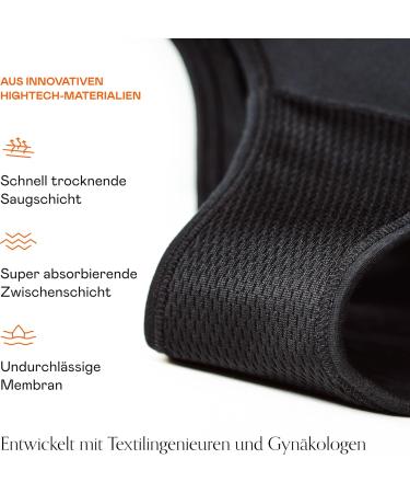 Snuggs Lace Letter: Absorbent Menstrual Underwear for Strong Bleeding | Sustainable Thin & Made in EU | Recycled Nylon Alternative to Tampons - Buy Online on GoSupps.com