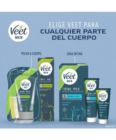 Veet Veet Men Cream Depilatoria Pieles Sensitive 400 ml - Buy Online on GoSupps.com