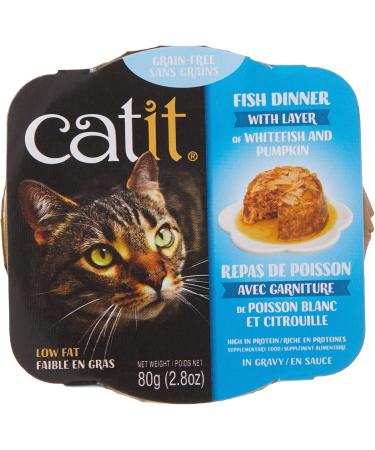 Cait Fish Dinner with Whitefish & Pumpkin 80 g Pack of 6 Retail Units - Buy Online on GoSupps.com