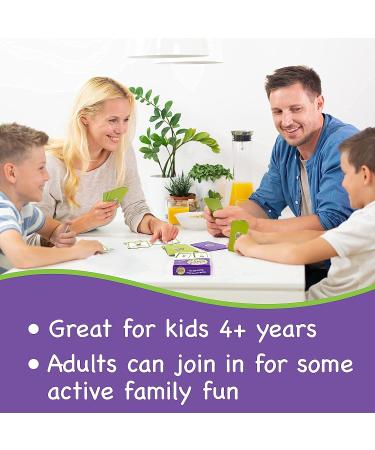 Covelico Kids Exercise Card Games - Fun Workout Equipment for Children | Play Snap, Memory, Matching, and Go Fish | Kids Action Cards for Active Play - Buy Online on GoSupps.com