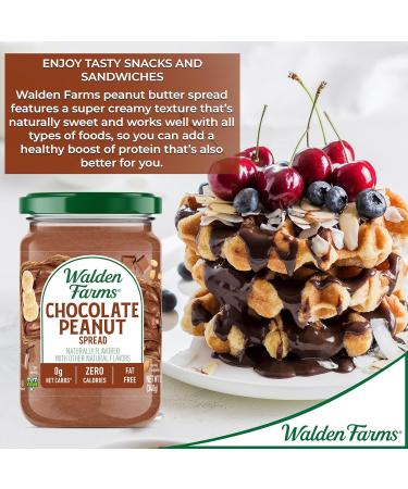 Walden Farms Calorie Free Peanut Spread - Chocolate - 12 Oz - Buy Online on GoSupps.com
