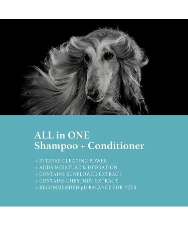 iGroom All-In-One Dog Shampoo + Conditioner 16 oz - Luxury Pet Beauty Care for All Coat Types - Hydrating & Conditioning Formula Made in USA - Buy Online on GoSupps.com