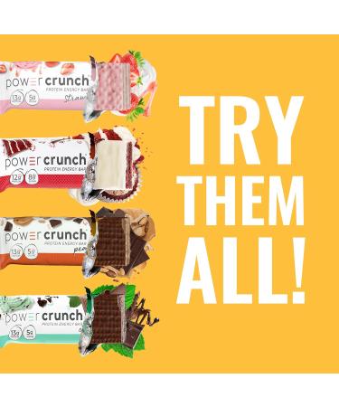 Power Crunch Lemon Meringue Whey Protein Bars - 12 Count | High Protein Snack - Buy Online on GoSupps.com