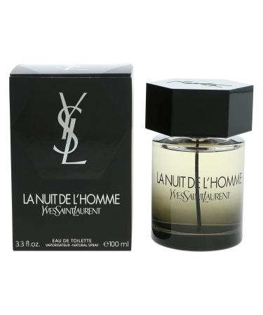 Yves Saint Laurent La Nuit De L'Homme Eau de Toilette Spray 3.3 Fl Oz 3.3 Fl Oz (Pack of 1) Eau de Spray - Buy Online on GoSupps.com