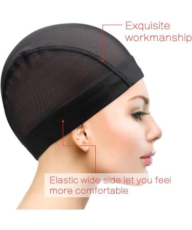 Black Mesh Wig Caps Stretchable Hairnets 6Pcs Mesh Cap Wig Caps for Making Wig Stretchy Wig Caps Stretchable Nylon Net Mesh Dome Caps Stocking Wig Cap Stretchy Nylon Wig Caps Nylon Close End Wig Caps - Buy Online on GoSupps.com