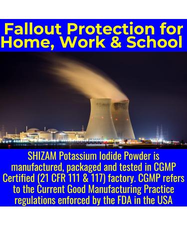 SHIZAM Potassium Iodide 130mg & 65mg Capsules - Survival Kit Supplement for Prepping - Buy Online on GoSupps.com